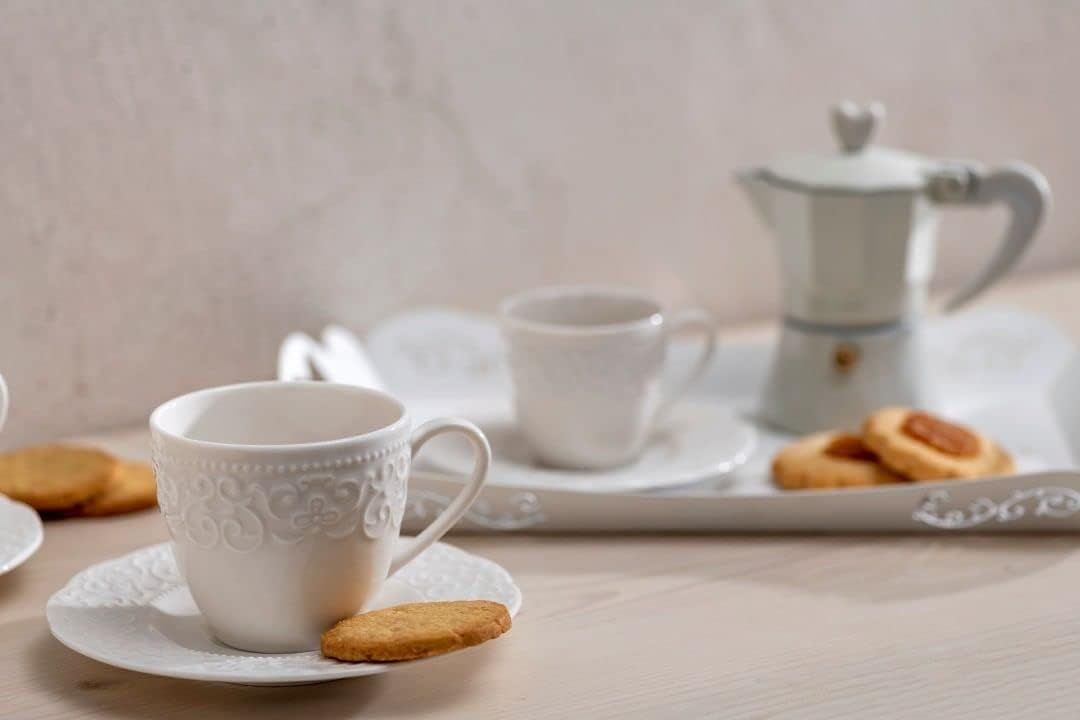 Brandani 53395 GRAN GALA porcelain tea cup & saucer