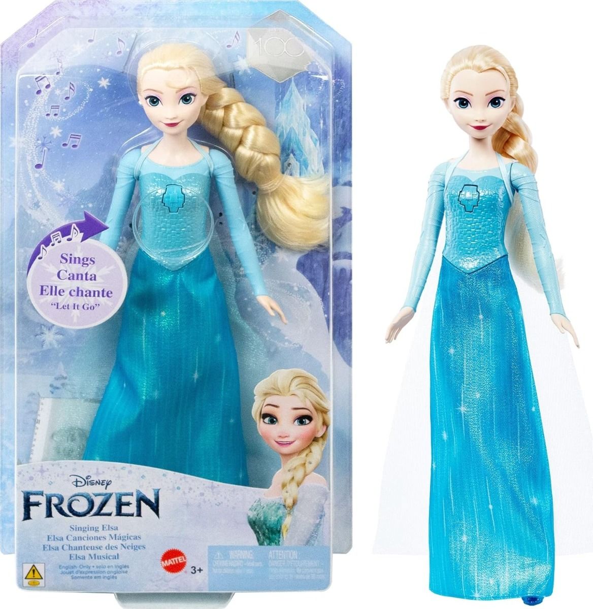 DP FROZEN FASHION DOLLS SINGING DOLL ELSA ENG_HLW55 Zigzag