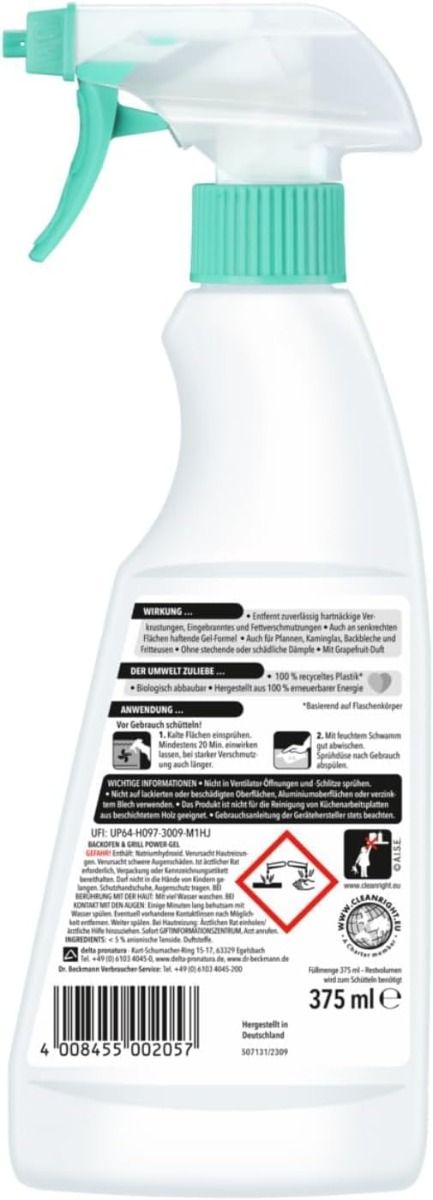 Dr. Beckmann Backofen gel 375ml