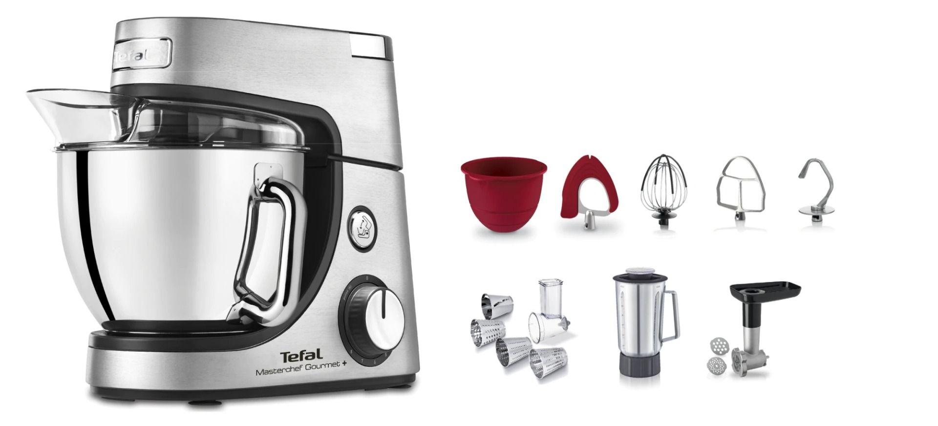 Tefal QB632D38 food processor silver
