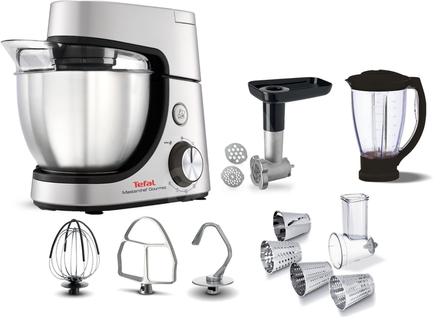 Tefal QB516D38 food processor silver