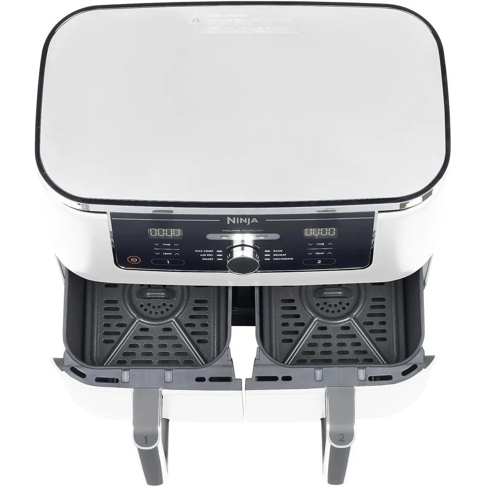 Ninja AF400EUWH Foodi MAX Dual Zone Air Fryer, 9.5L/N - Zigzag