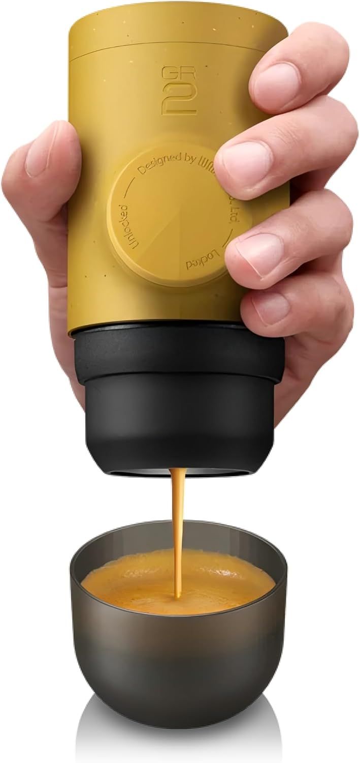 Wacaco Minipresso GR2 Golden Ochre portable coffee machine