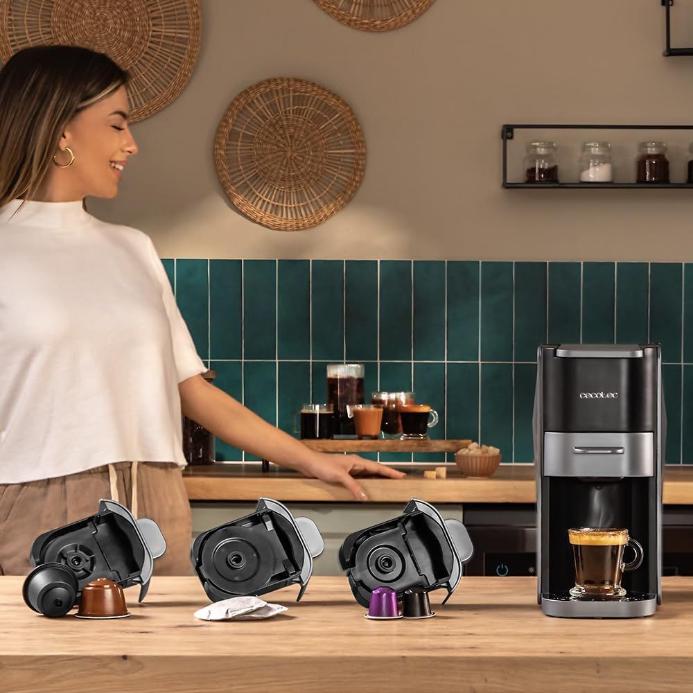 Cecotec A01_EU01_123782 Freestyle Compact Dark 4in1 capsule machine