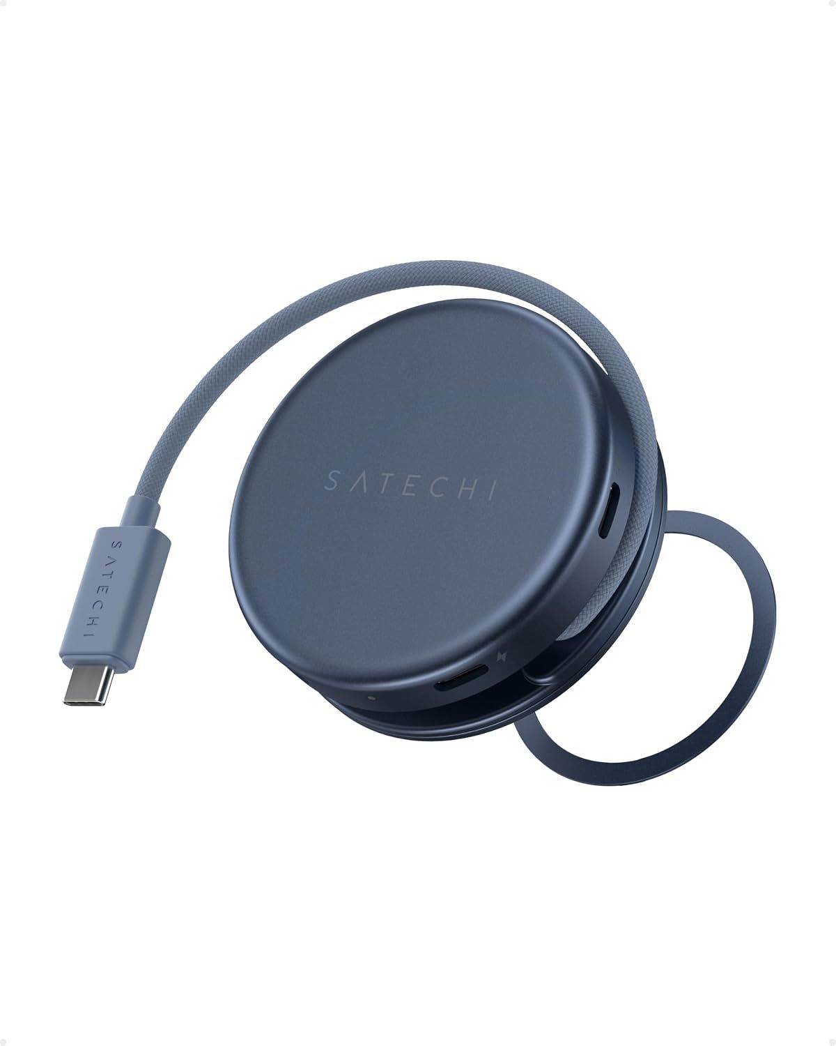Satechi OnTheGo 5 in 1 Multiport Adapter, Indigo /ST-POTG5B