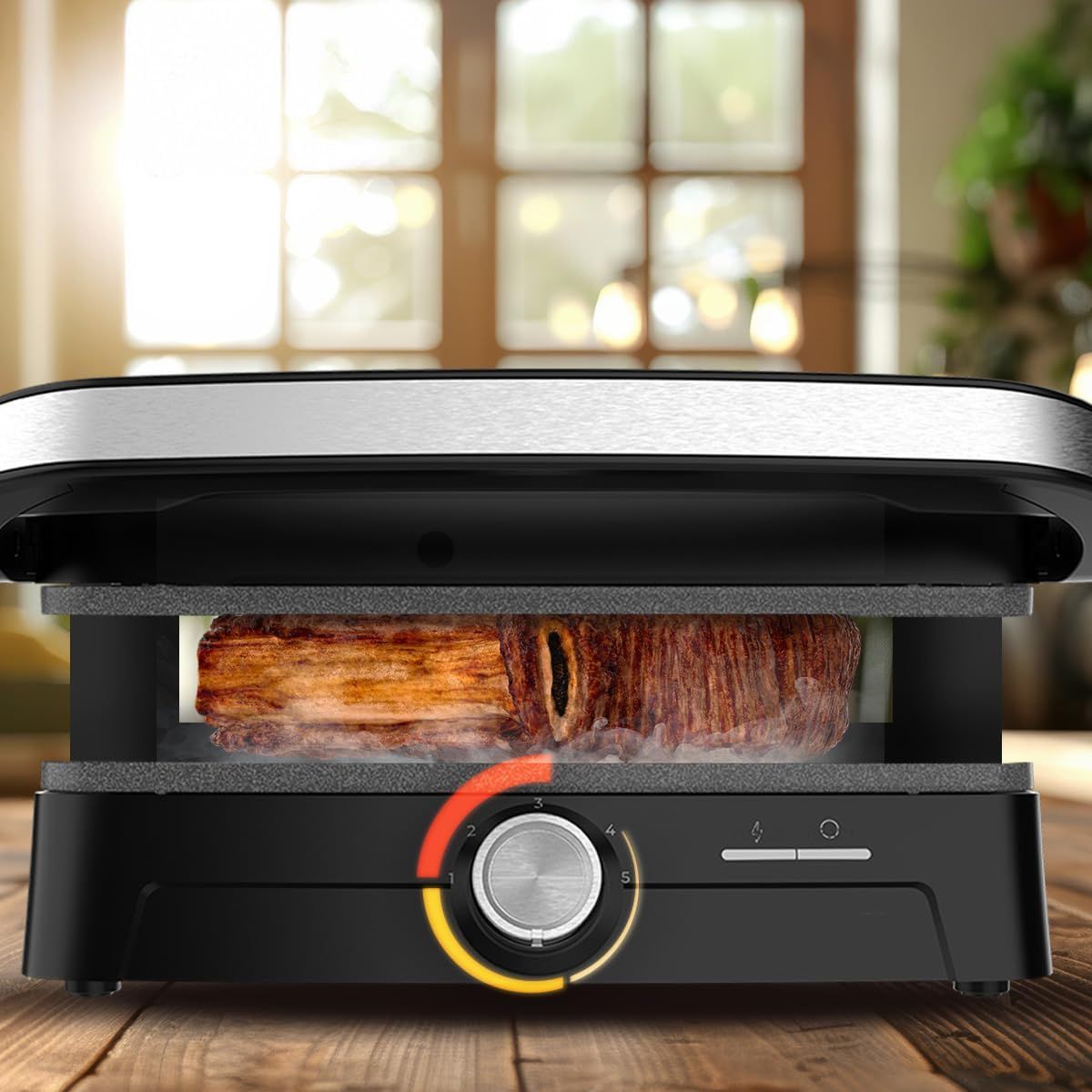 Cecotec A01_EU01_117516 Rock'nGrill 2000 Full open Electric grill