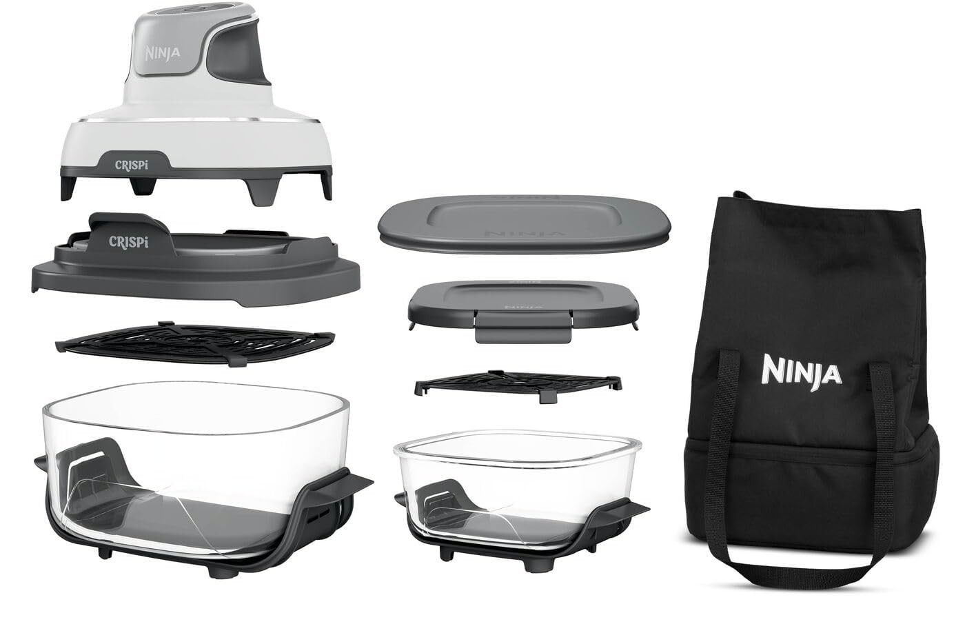 Ninja FN102EU Airfryer Portable 4-in-1 3.8L and 1.4L