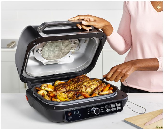 Ninja AG651 Electric Grill & Air Fryer Foodi MAX PRO 3.8L - Zigzag