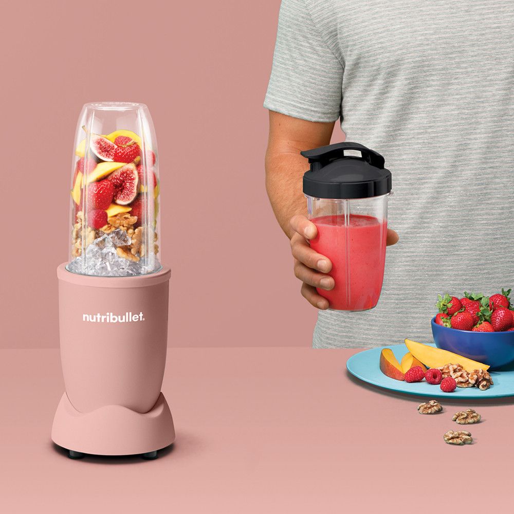 Nutribullet NB907MACL portable blender pastel pink Zigzag