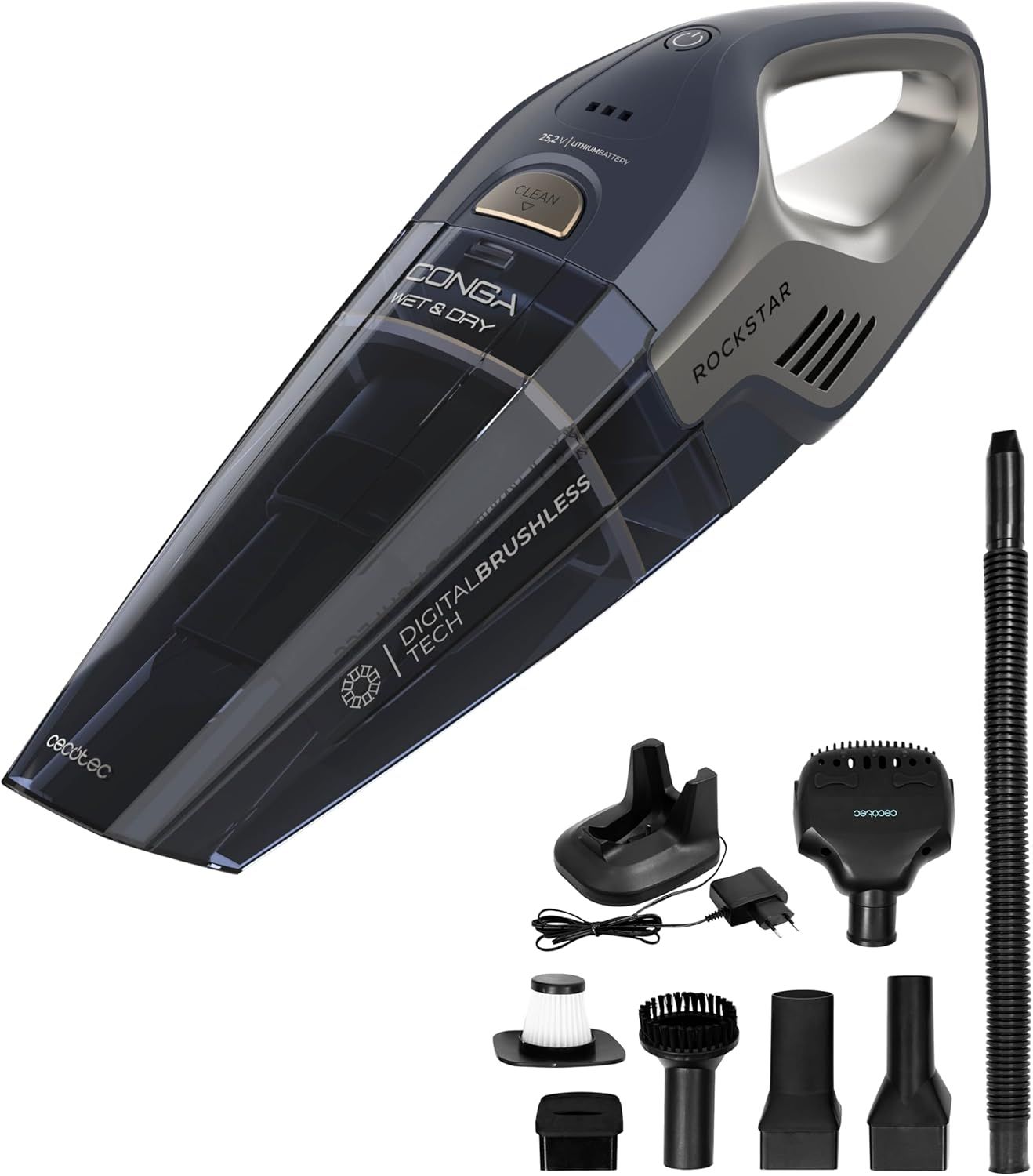 Cecotec A01_EU01_115420 Rockstar Conga 25.2V Animal hand vacuum cleaner