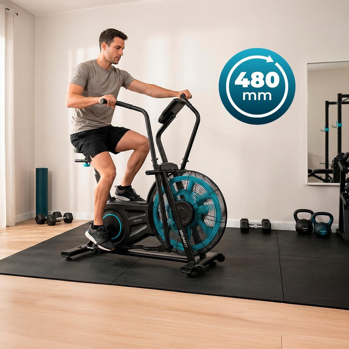 Cecotec Drumfit WOD Rider 2000 Eolo PRO Air Bike /A01_EU01_122511