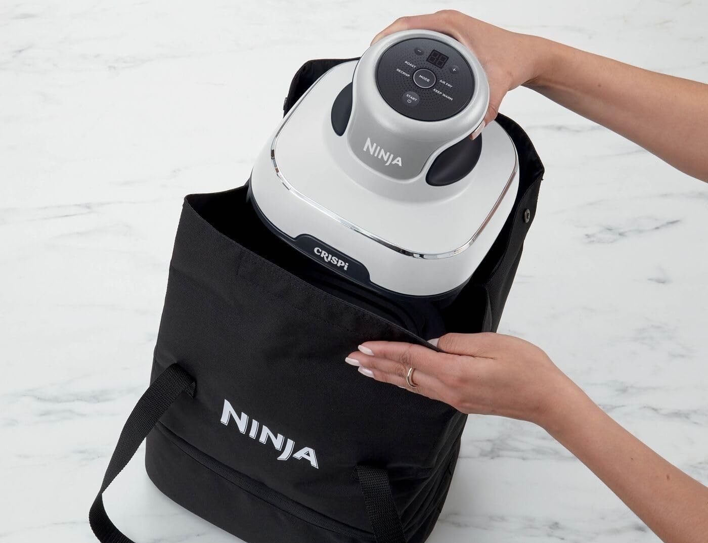 Ninja FN102EU Airfryer Portable 4-in-1 3.8L and 1.4L