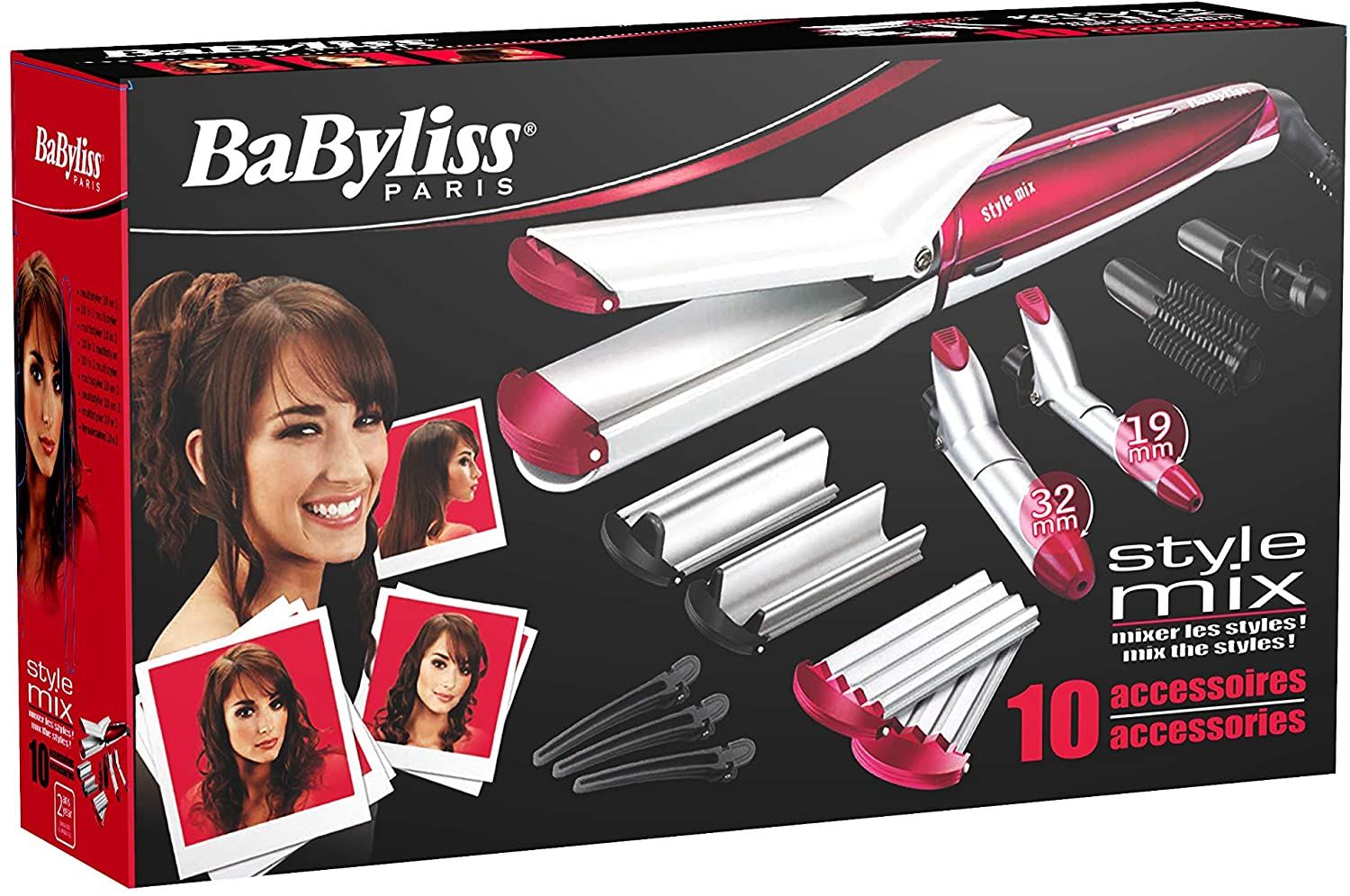 Hair Curler Babyliss Ms22e Babyliss MS22E 170C Hair Multistyler Zigzag
