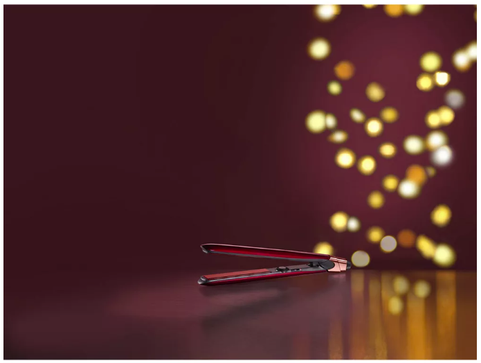 Babyliss ST212PE hair straightener Rouge Bordeau Zigzag