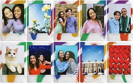 Fujifilm Instax Mini 10 Pack Designer Film Spray Art
