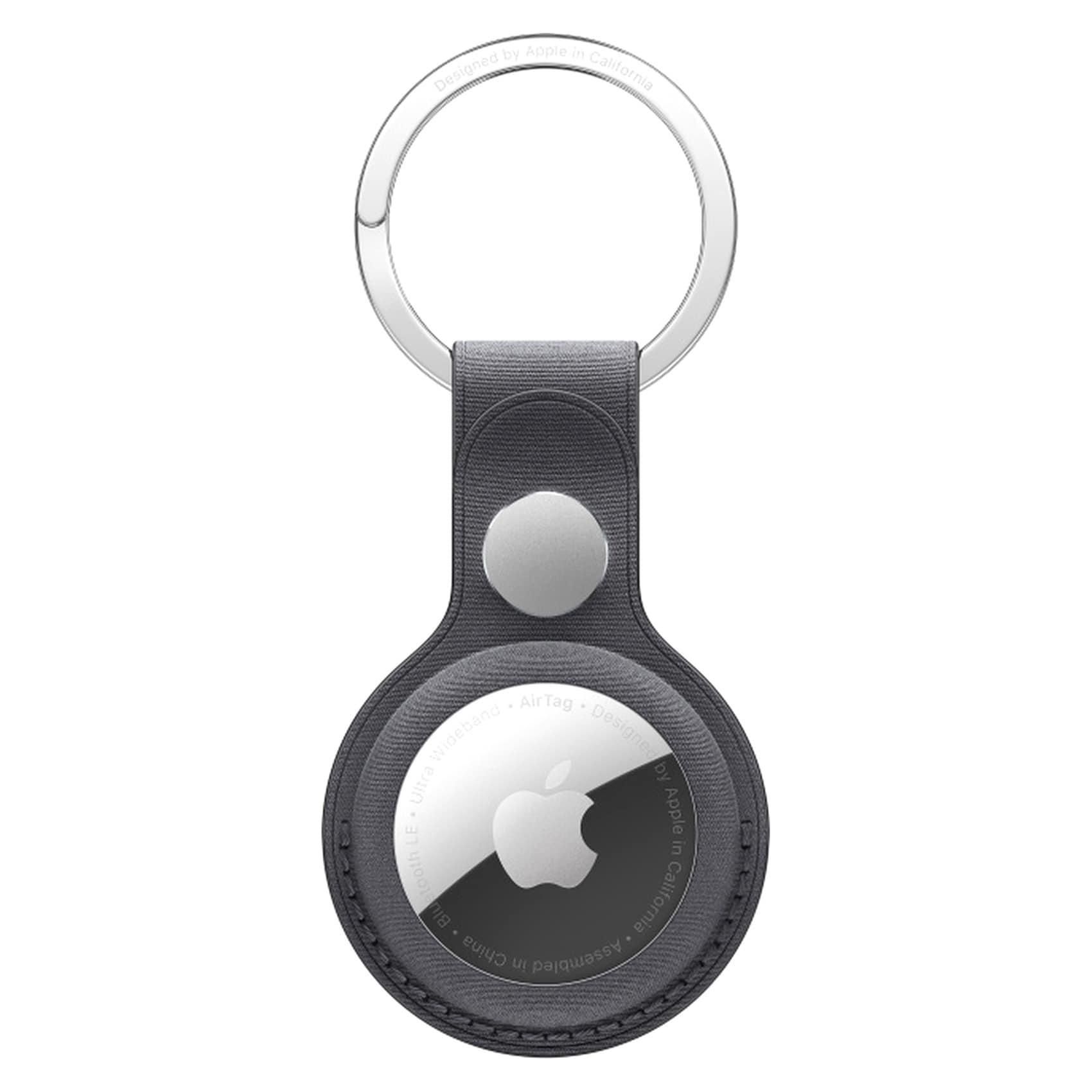 Apple Airtag FineWoven Key Ring, Black /MKG44ZM/A