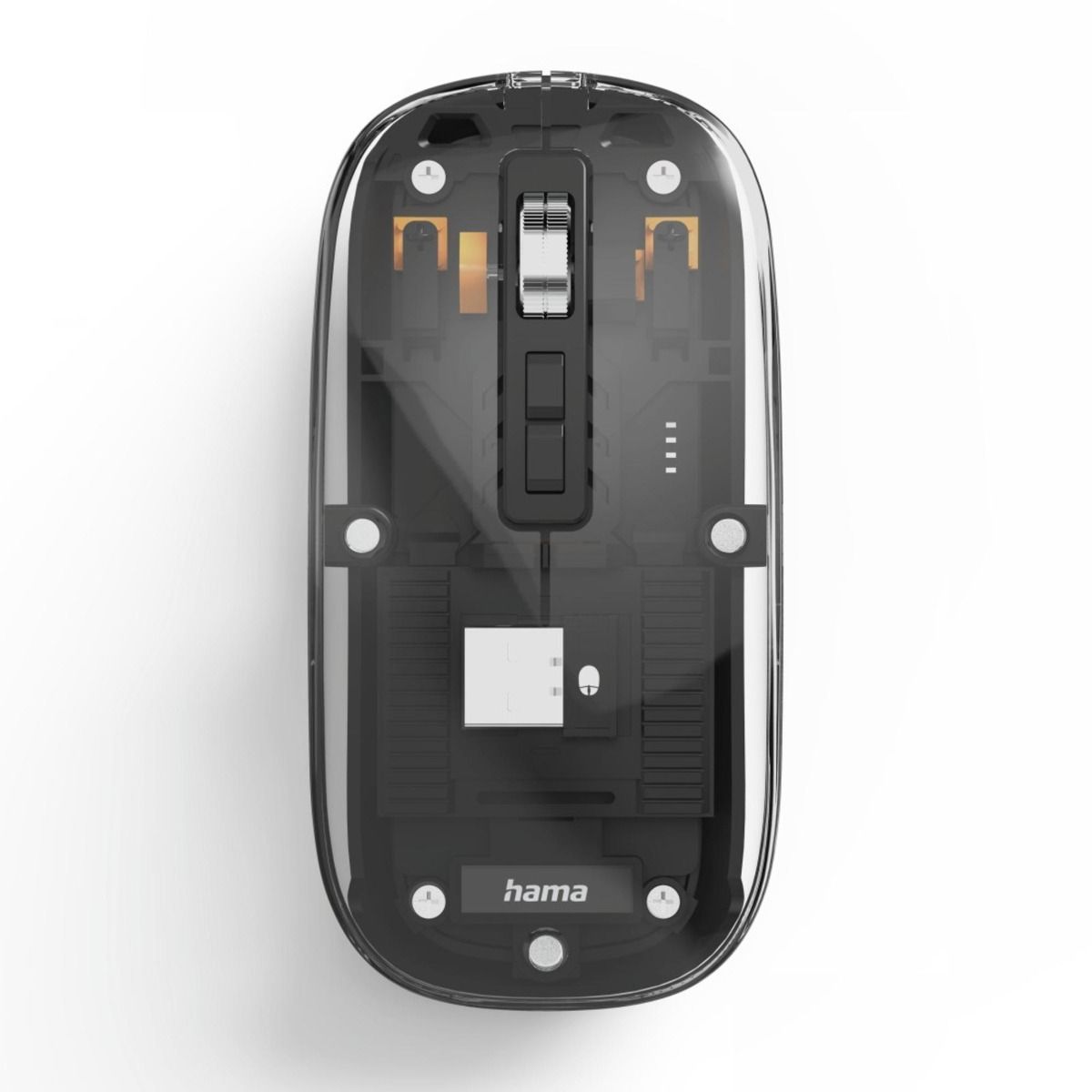 Hama "WM-600" Multi-Device Wireless Mouse, Transparent /173094