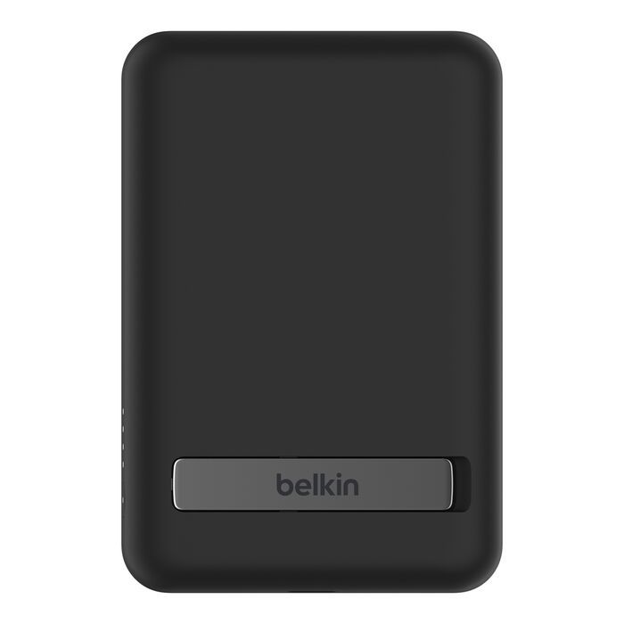 Belkin 5K Magnetic Wireless Power Bank + Kick Stand, Black/BPD004BTBK