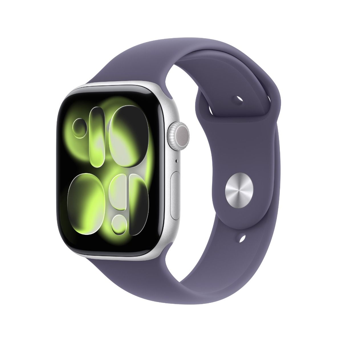 Apple Watch Series 11 GPS 46mm Silver, Purple Fog Sport Band - M/L /MEVA4RK/A
