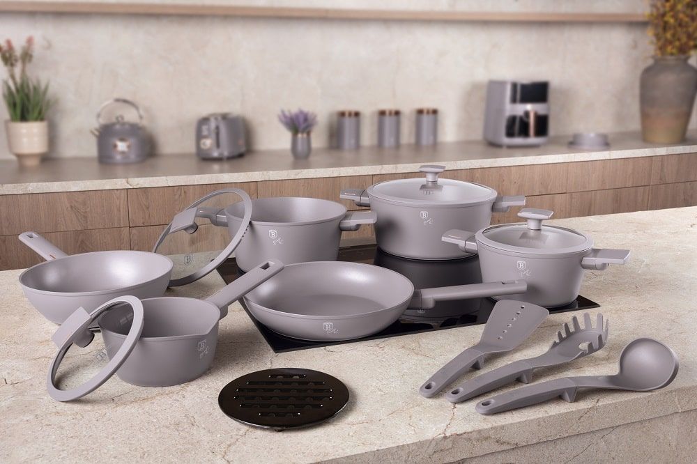 Berlinger Haus BH8111 Taupe cookware set 15pcs