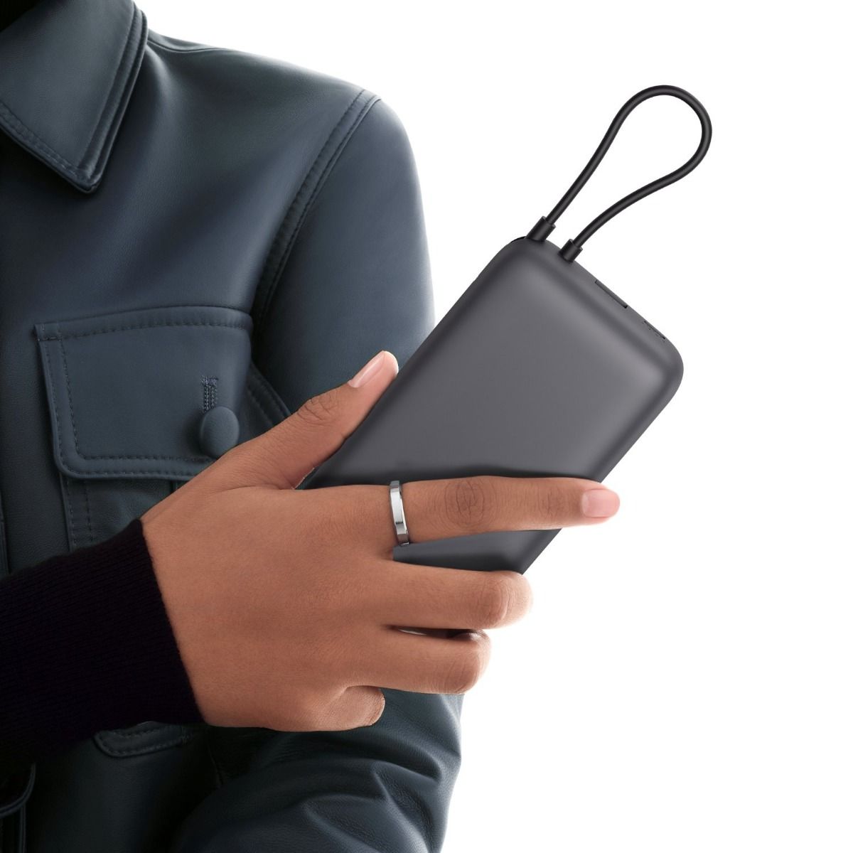 Xiaomi Power Bank 20000mAh (Integrated Cable) (Dark Gray) (BHR9740GL)