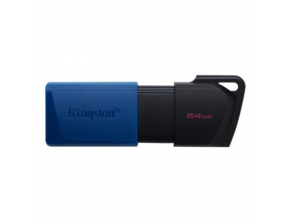Kingston 64GB, USB 3.2 Gen 1 DataTraveler, Exodia M, Black/Blue (DTXM/64GB)