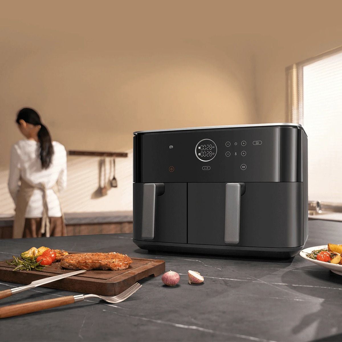 Xiaomi Dual Zone Air Fryer 10L (Black) (MAF-D1001) BHR07SGEU