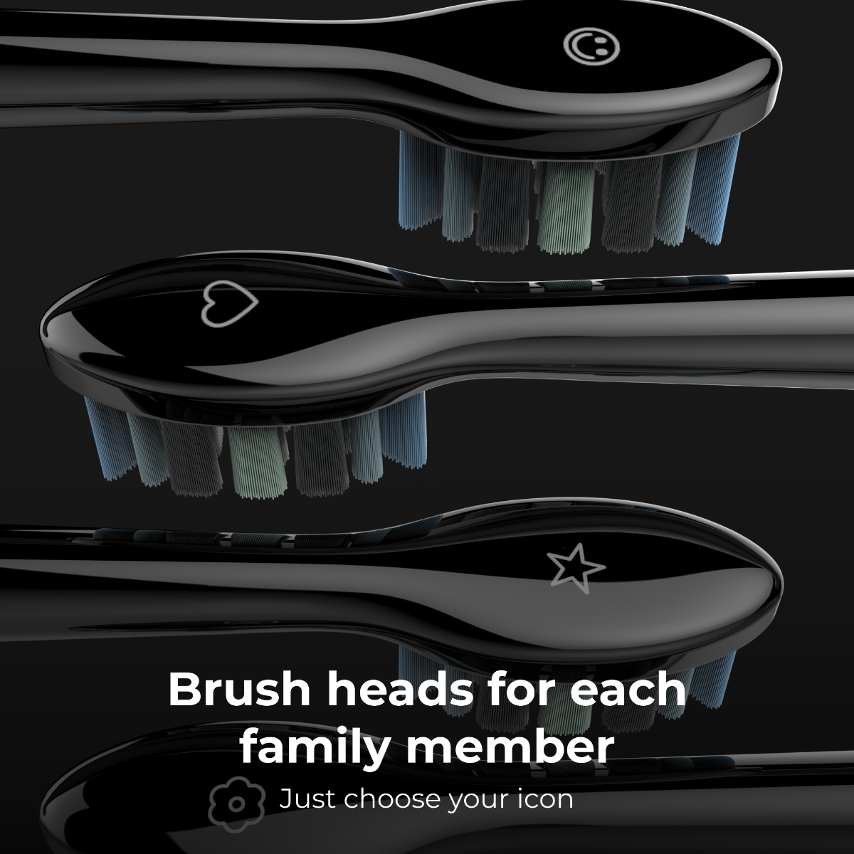 AENO ADB0004 Sonic Electric Toothbrush, DB4,Black