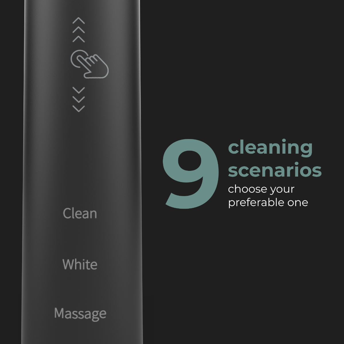 AENO ADB0004 Sonic Electric Toothbrush, DB4,Black