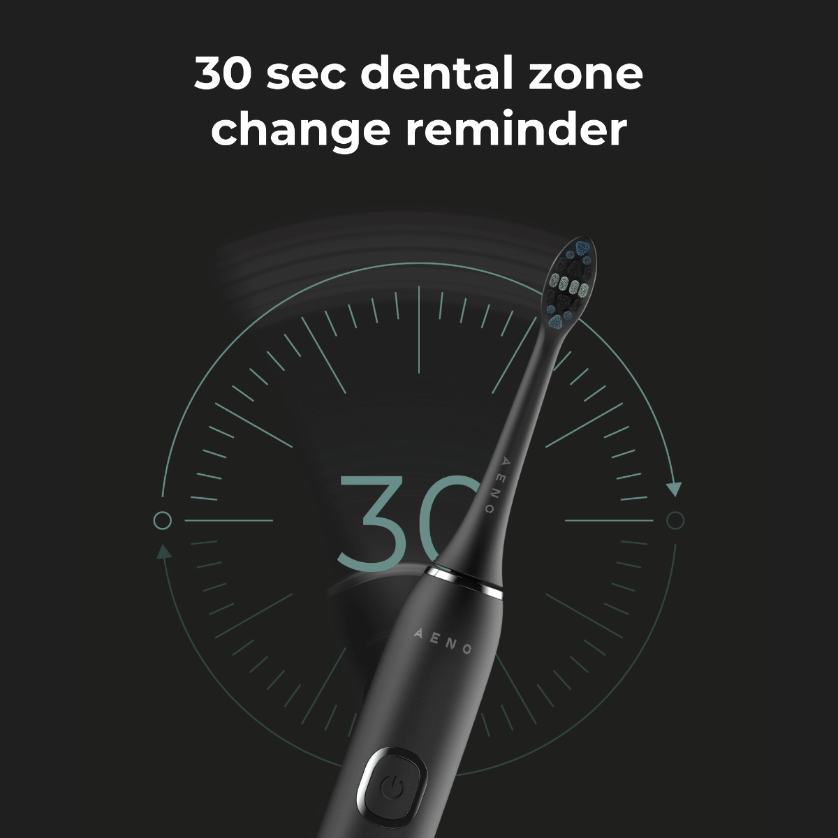 AENO ADB0004 Sonic Electric Toothbrush, DB4,Black