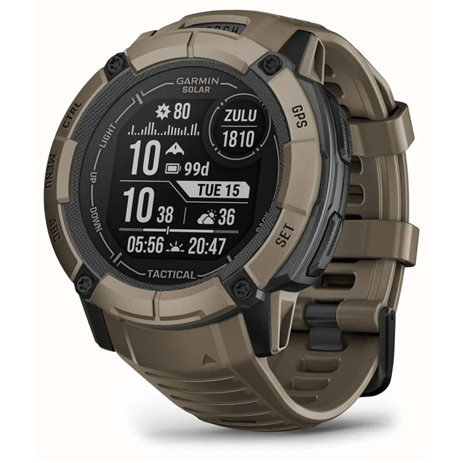 Garmin Instinct 2X Solar - Tactical Edition Coyote