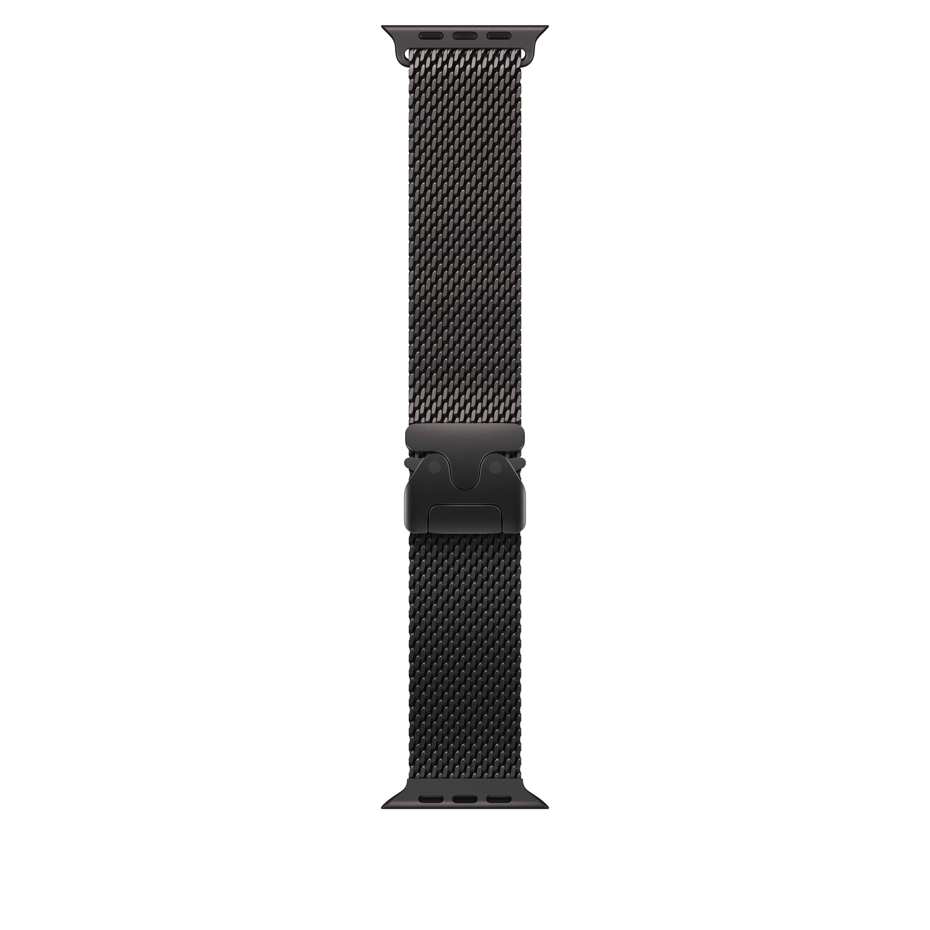 Apple Watch 49mm Black Titanium Milanese Loop - Medium /MK0G4ZM/A