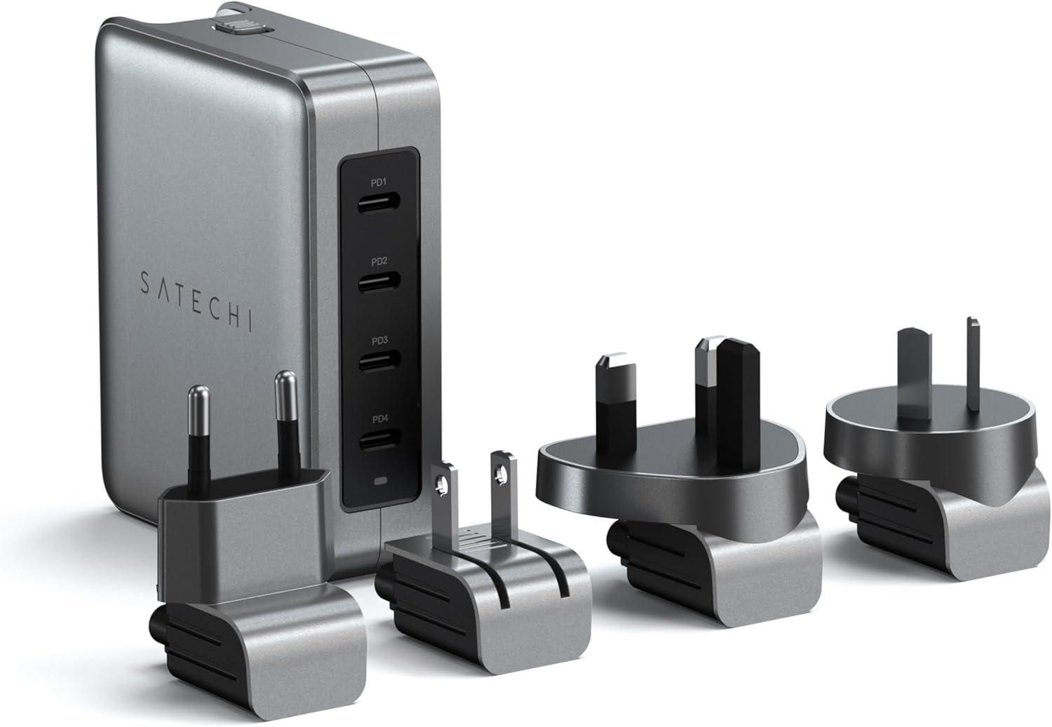 Satechi 145W USB-C 4-Port GaN Travel Charger /ST-W145GTM