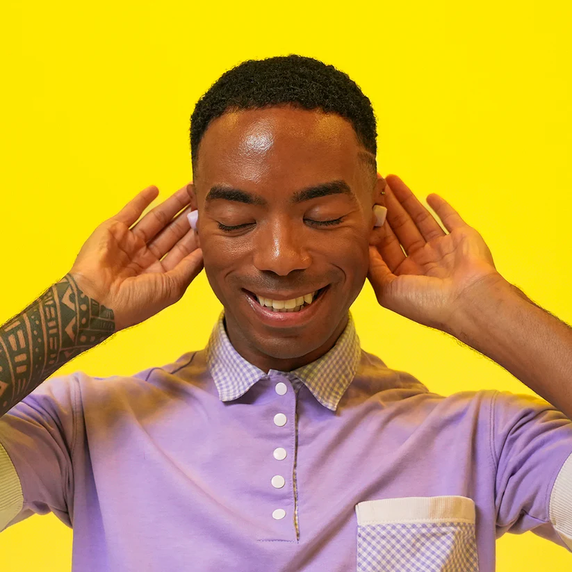 JLab Go Pop+ True Wireless Earbuds, Lilac (IEUEBGAIRPOPRLLC124)
