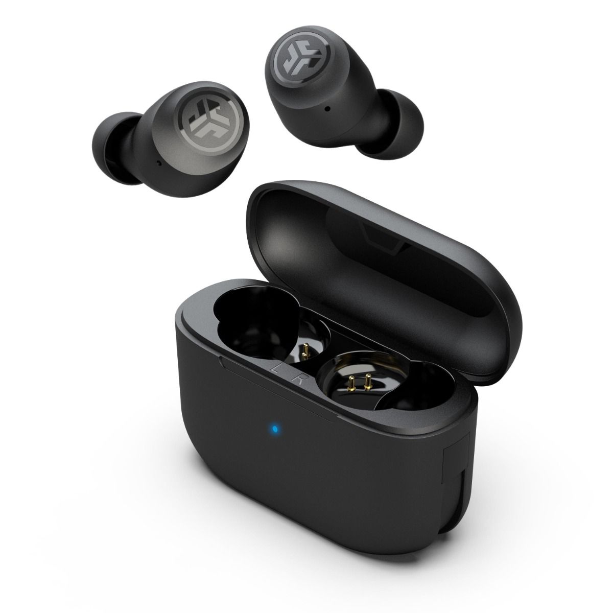 JLab Go Pop+ True Wireless Earbuds, Black (IEUEBGAIRPOPRBLK124)