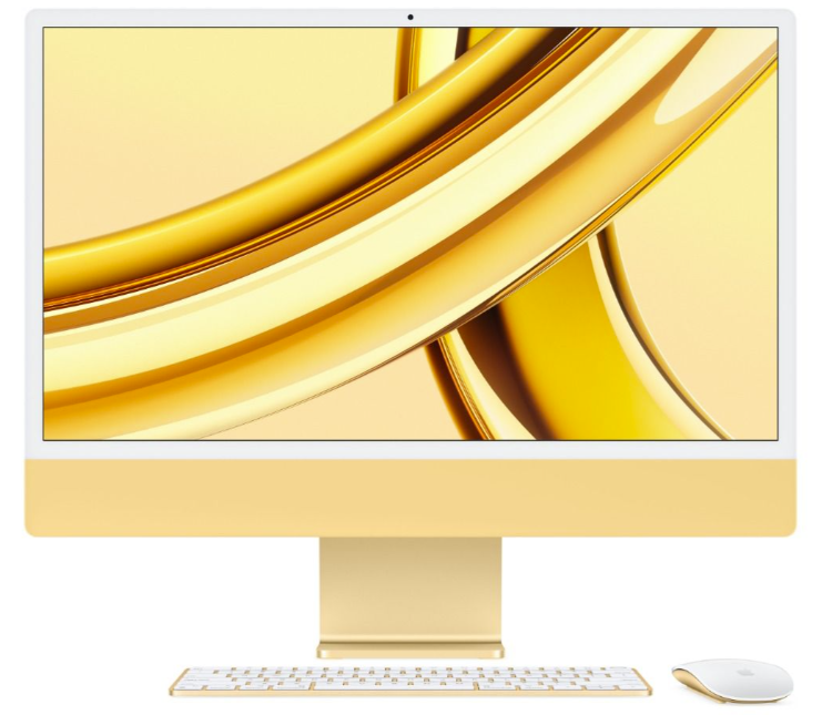 Apple iMac 24 Retina 4.5K M3 8/10 16/256 Yellow /Z19F001H2