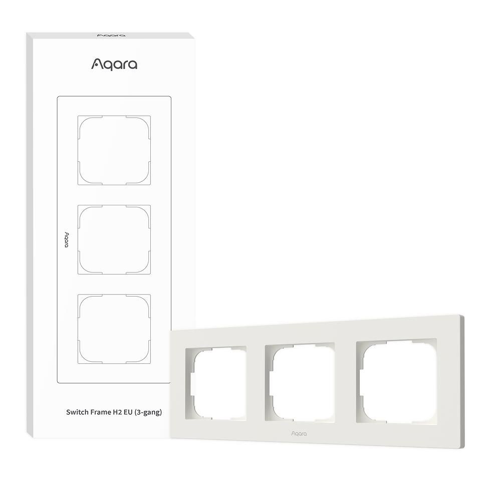 Aqara Switch Frame H2 EU 3-Gang White /FE-X02D