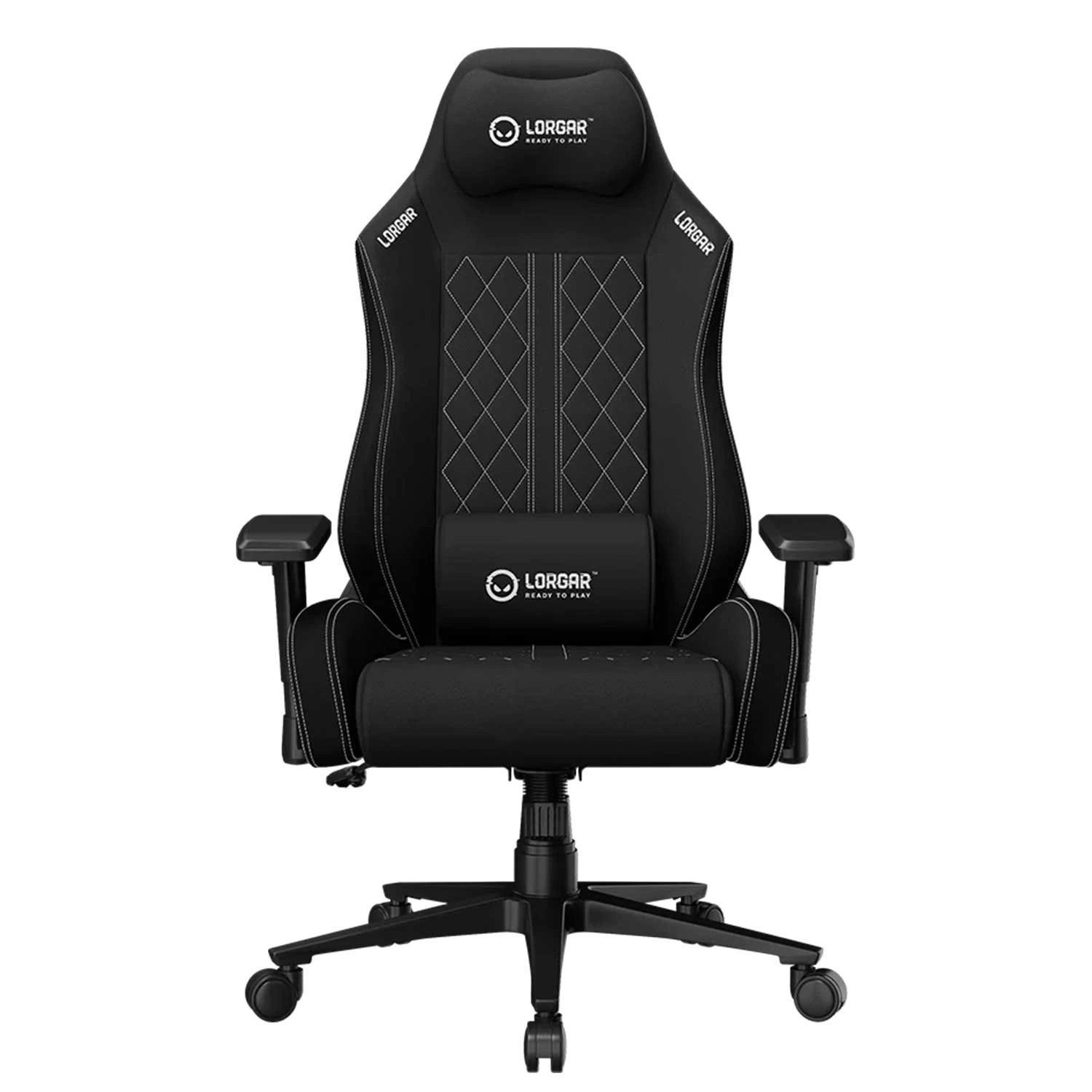 Lorgar CHA41, Gaming Chair, Black/White /LRG-CHA41-BK-WH