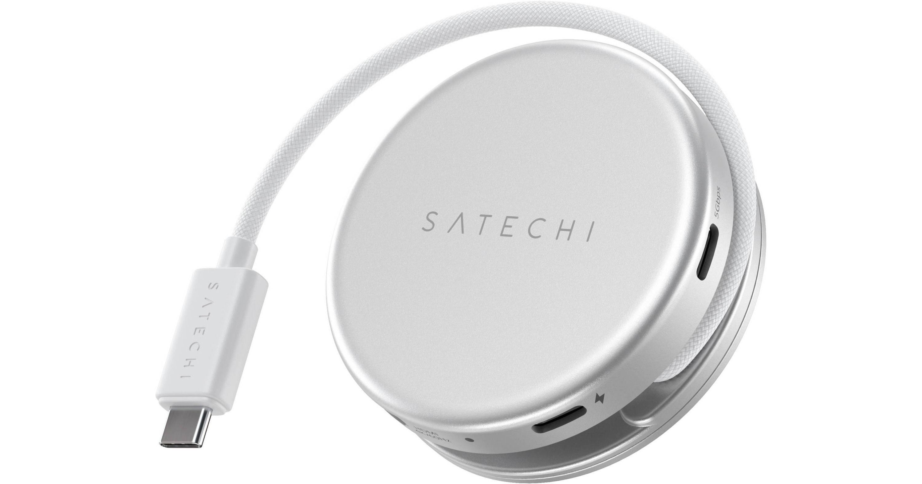 Satechi OnTheGo 5 in 1 Multiport Adapter, Silver /ST-POTG5S