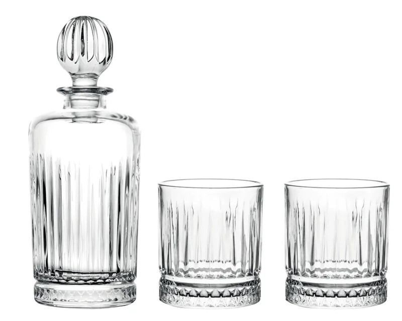 Brandani 51811 bottle and glasses set 3pcs