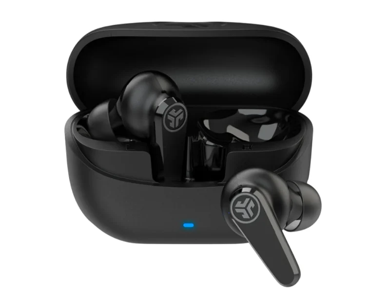 JLab Go Pods ANC True Wireless Earbuds, Black (IEUEBGOPODSRBLK124)