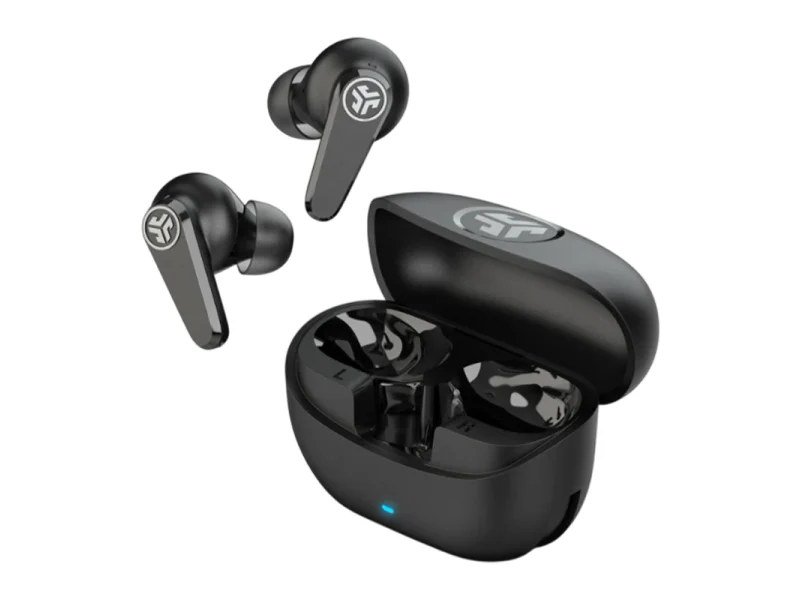 JLab Go Pods ANC True Wireless Earbuds, Black (IEUEBGOPODSRBLK124)