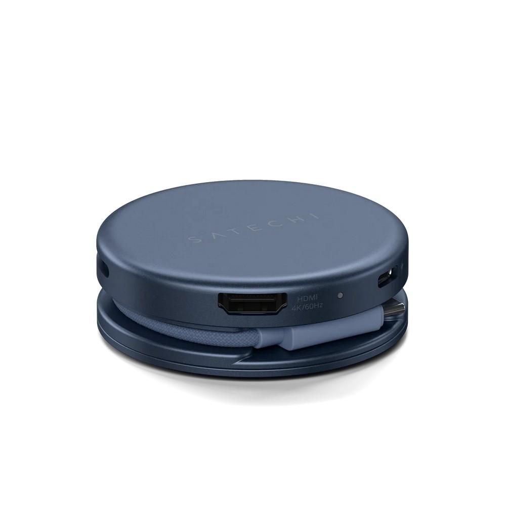 Satechi OnTheGo 5 in 1 Multiport Adapter, Indigo /ST-POTG5B