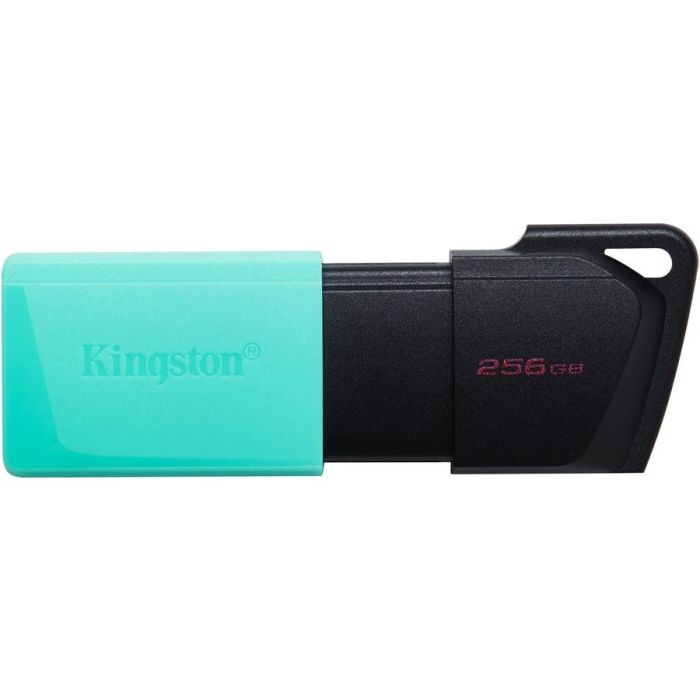 Kingston 256GB, USB 3.2 Gen 1 DataTraveler, Exodia M, Black/Teal (DTXM/256GB)