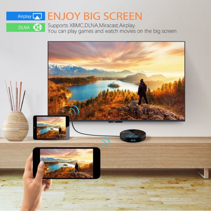 Smart Box HK1 MAX/ 4K, Android 10.0, 4GB/32GB