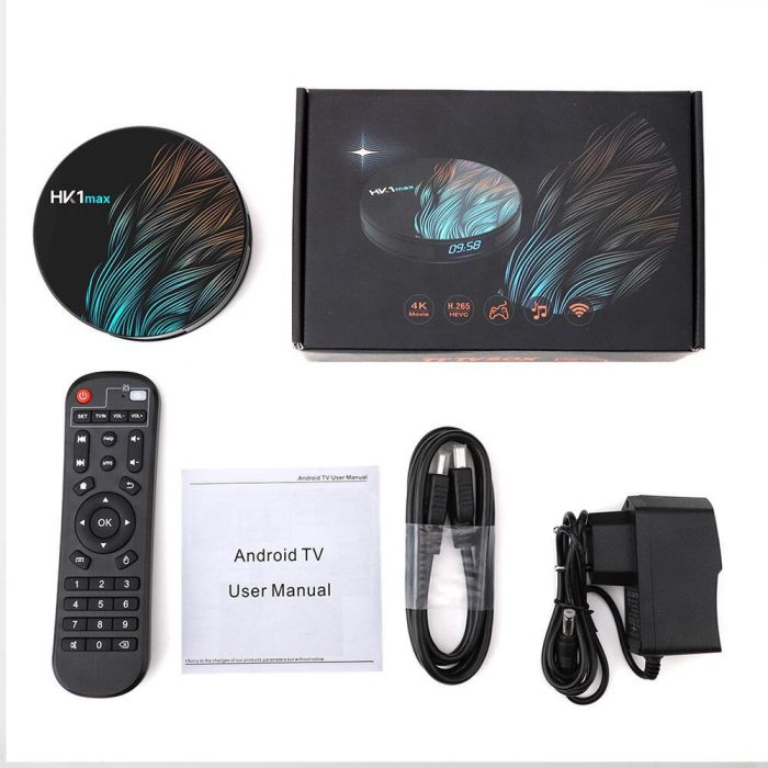 Smart Box HK1 MAX/ 4K, Android 10.0, 4GB/32GB