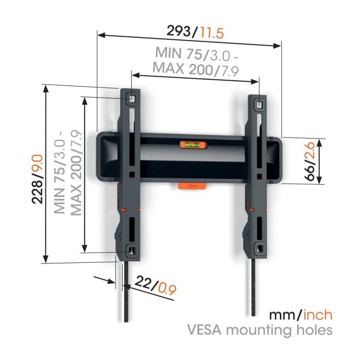 Vogel's TVM 3203 FIXED SMALL WALL MOUNT
