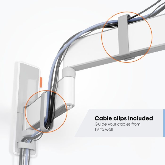 Vogel's TVM 3643 FULL MOTION+ LARGE WALL MOUNT WHT