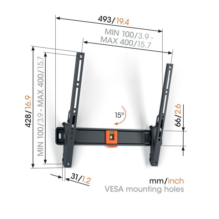 Vogel's TVM 1413 TILT MOUNT MEDIUM