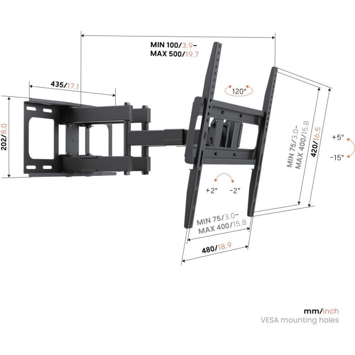 Vogel's UP 4053 FORWARD MOTION+ MOUNT M